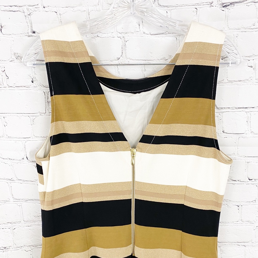 Banana Republic Gold Dress. SZ 14 - Picture 3 of 5